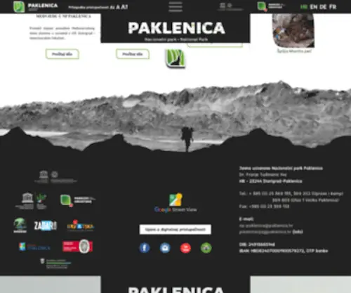 NP-Paklenica.hr(NP Paklenica) Screenshot
