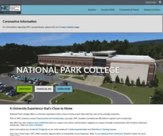 NP.edu(National Park College) Screenshot