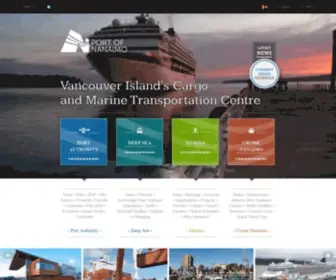 Npa.ca(The Port of Nanaimo) Screenshot