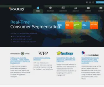 Npario.com(Consumer Intelligence Platform and Big Data Applications for Digital Marketing) Screenshot