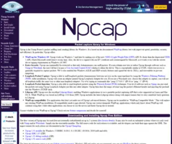 Npcap.org(Windows Packet Capture Library & Driver) Screenshot