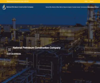 NPCC.ly(الشركة الوطنية للانشاءات النفطية) Screenshot