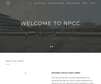 NPCC.org.sg(National Police Cadet Corps) Screenshot