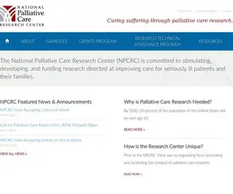NPCRC.org(National Palliative Care Research Center I NPCRC) Screenshot