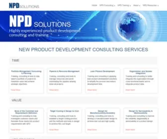 NPD-Solutions.com(New Product Development Solutions) Screenshot