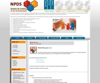 NPDS.org(Générateur) Screenshot