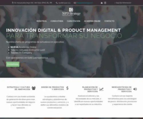 NPDStrategy.com(Where Innovation Works) Screenshot