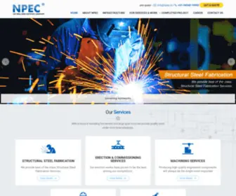 Npec.in(Fabrication work) Screenshot