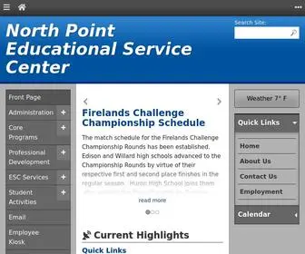 Npesc.org(North Point Educational Service Center) Screenshot