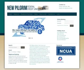 NPfcu.com(New Pilgrim Federal Credit Union) Screenshot