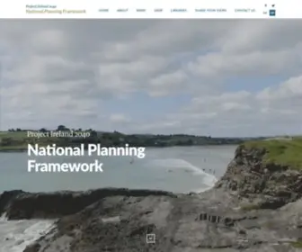 NPF.ie(National Planning Framework) Screenshot