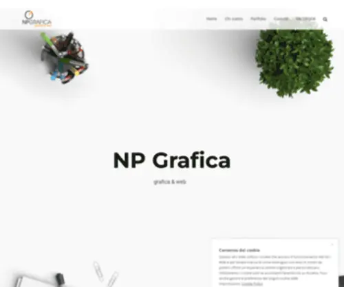 NPgrafica.net(NP GRAFICA Agenzia grafica e web design a Chioggia Sottomarina) Screenshot