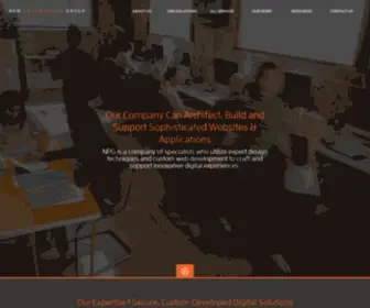 NPgroup.net(Custom Web Development Company) Screenshot