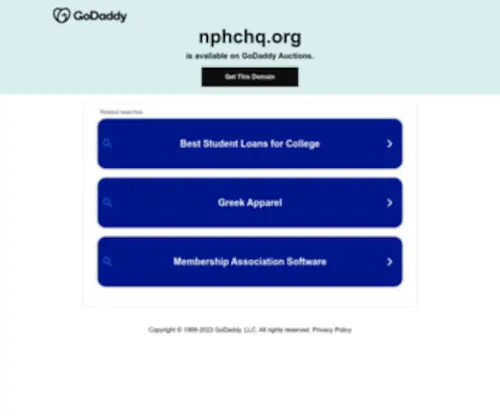NPHCHQ.org(NPHCHQ) Screenshot