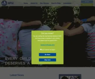 NPH.org(NPH International) Screenshot