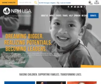 Nphusa.org(NPH USA) Screenshot