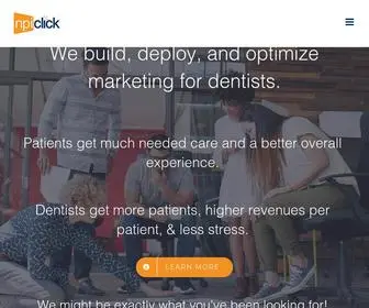 Npiclick.com(Dental Marketing Company) Screenshot