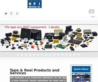 Npimaterials.com(NPI Materials) Screenshot