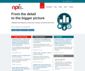 Npi.org.uk(The New Policy Institute (NPI)) Screenshot
