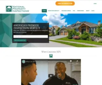 Npiweb.com(Home and commercial property inspections) Screenshot