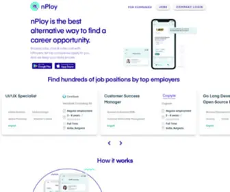 Nploy.net(Job matching) Screenshot