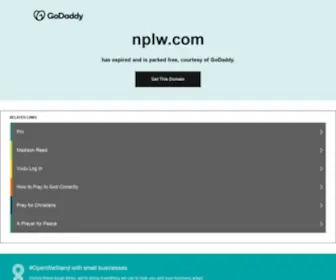 NPLW.com( is for sale) Screenshot