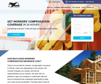 NPNbrokers.com(Florida Workers' Compensation Insurance Coverage) Screenshot