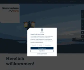 Nports.de(Niedersachsen Ports) Screenshot