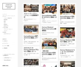 Nposw.org(Startup Weekend Japan) Screenshot