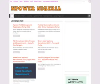 Npower-Gov.com.ng(Npower) Screenshot