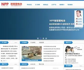 NPpdianchi.cn(NPP电池网) Screenshot