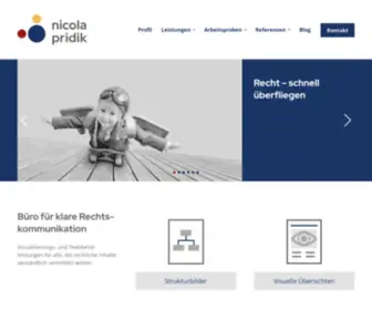 Npridik.de(Nicola Pridik • Büro für klare Rechtskommunikation) Screenshot