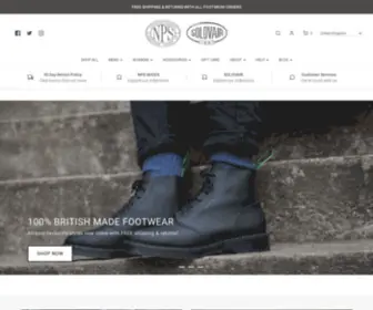 NPS-Solovair.co.uk(The official online store for Solovair and NPS shoes and boots. All our footwear) Screenshot