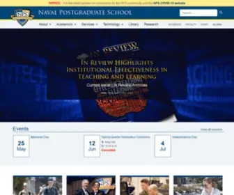 NPS.edu(The Naval Postgraduate School) Screenshot