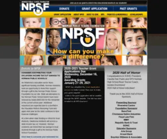 NPsfok.com(Norman Public School Foundation) Screenshot