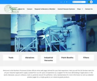 NPsmi.com(Northern Process & Sales) Screenshot
