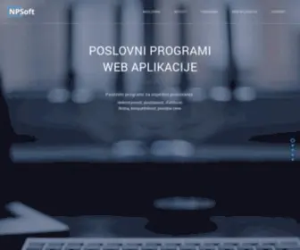 Npsoft.net(Informacioni sistemi) Screenshot