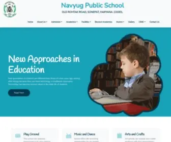 NPssonipat.com(Navyug Public School) Screenshot