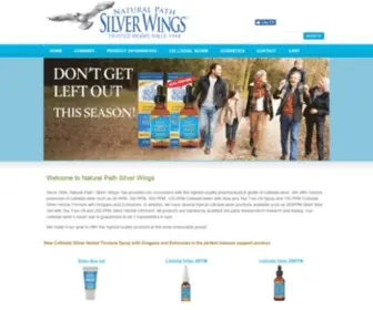 NPSwsilver.com(Natural Path Silver Wings) Screenshot