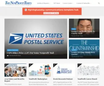 Nptimes.com(The Leading Business Publication For Nonprofit Management) Screenshot