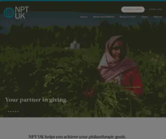 Nptuk.org(Donor Advised Funds) Screenshot