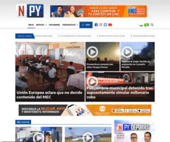 NPY.com.py(Noticias Paraguay) Screenshot