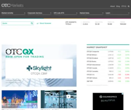 NQB.com(OTC Markets) Screenshot