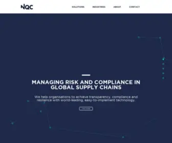 NQC.com(Managing Risk & Compliance in Global Supply Chains) Screenshot