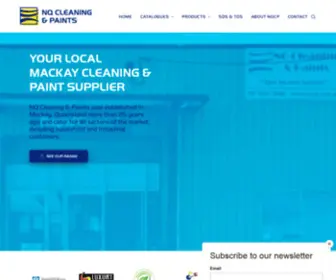 NQCP.com.au(NQ Cleaning &amp; Paints) Screenshot
