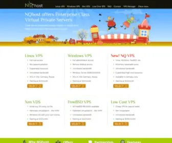 Nqhost.com(Linux VPS) Screenshot