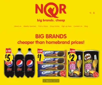 NQR.com.au(NQR Discount Variety Warehouse) Screenshot