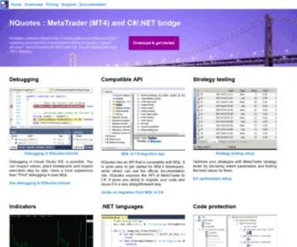 Nquotes.net(C# metatrader) Screenshot