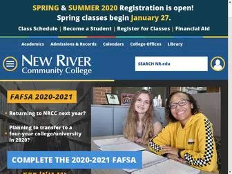 NR.edu(New river community college (nrcc)) Screenshot