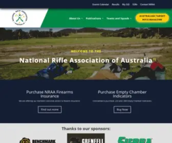 Nraa.com.au(The nraa is the peak body for fullbore shooting in australia. the nraa) Screenshot